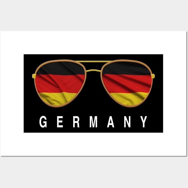 Germany  Sunglasses, Germany  Flag, Germany  gift ,German Wall Art by JayD World